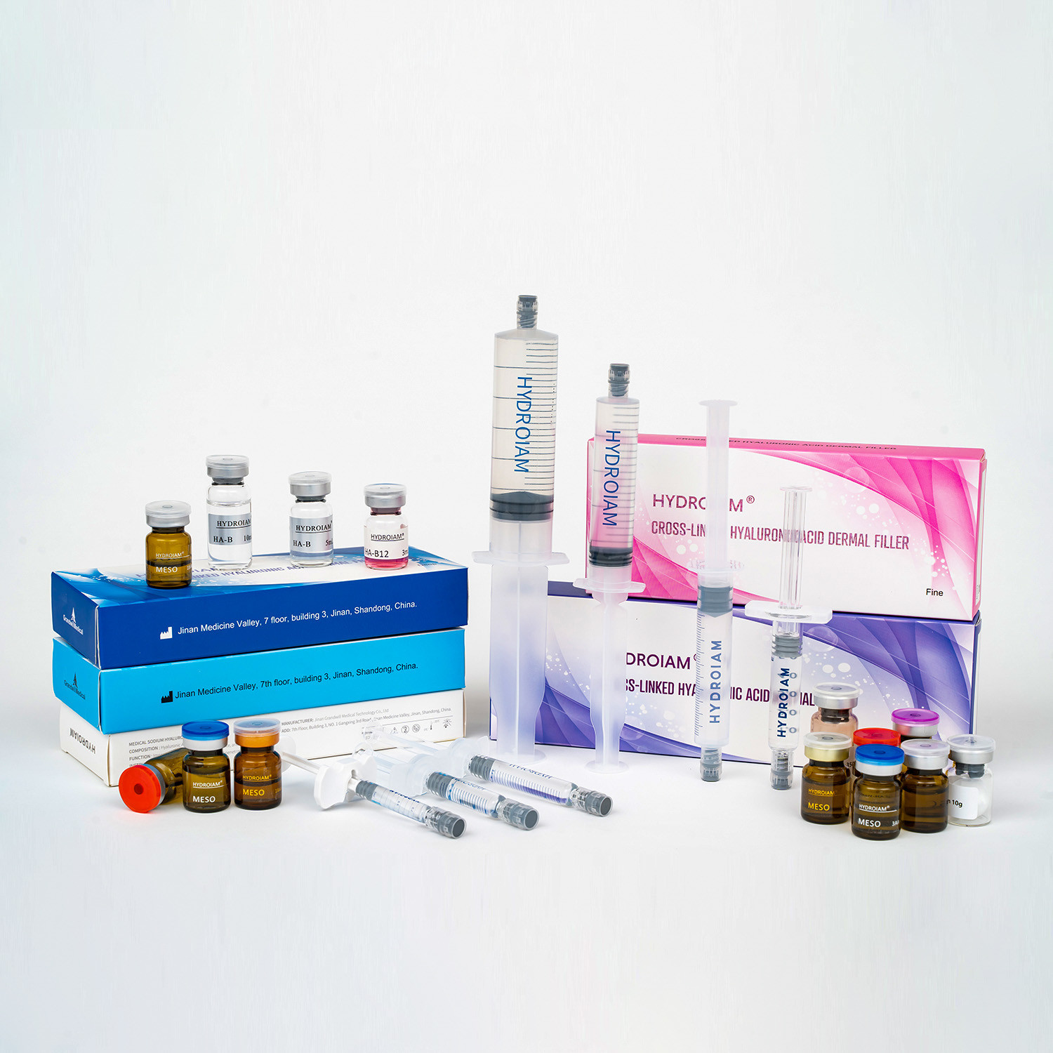 OEM 사용자 정의 크로스 링크 된 히알루론산 피부 필러 피부 부스터 플라 필러
