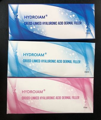 크로스 링크 된 히알루론산 피부 필러 깊은 조직 주입 및 장기적인 얼굴 부피 회복에 적합